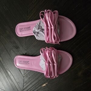 Cape Robbin Pink Slide Sandals